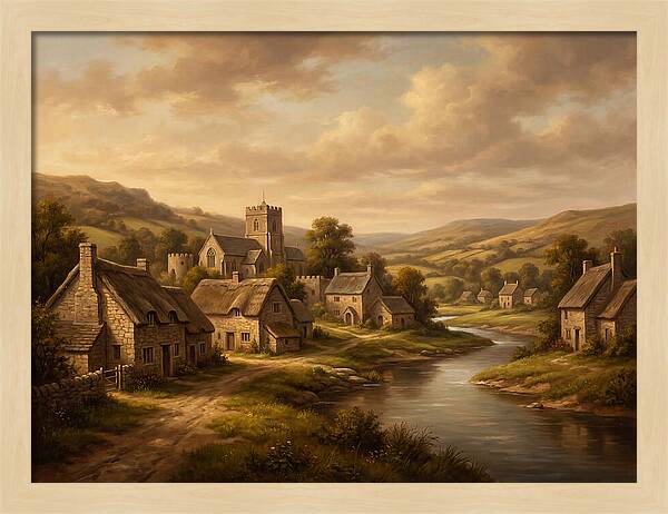 Medieval Village Serenity