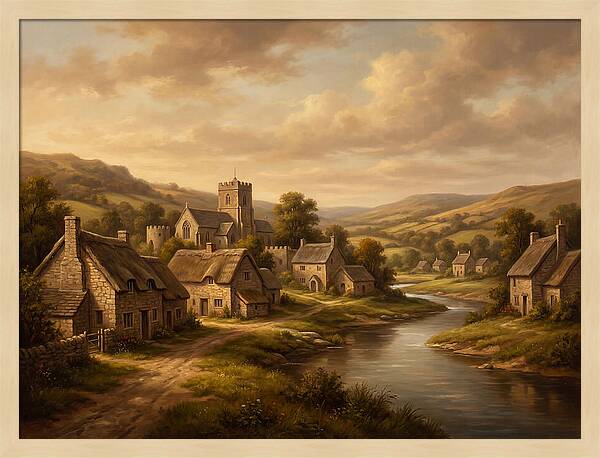 Medieval Village Serenity