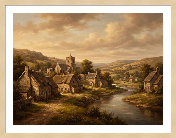 Medieval Village Serenity