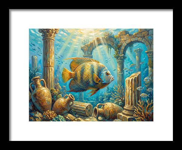 Mediterranean Angelfish Serenity
