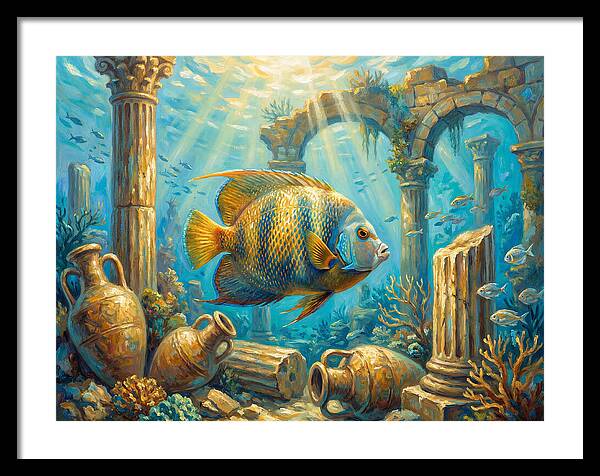 Mediterranean Angelfish Serenity