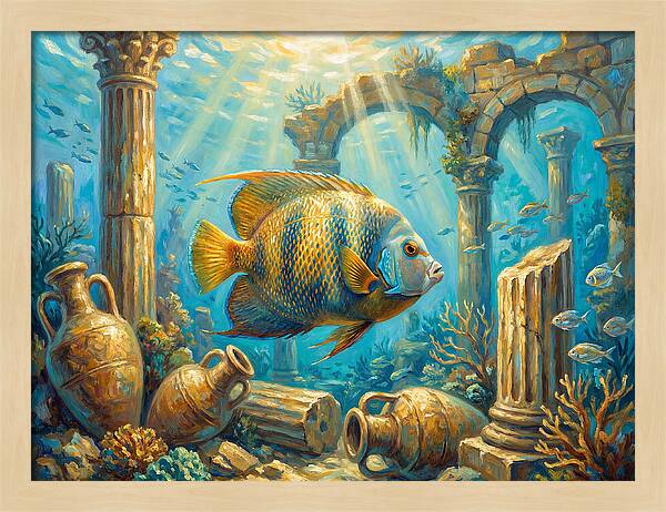 Mediterranean Angelfish Serenity