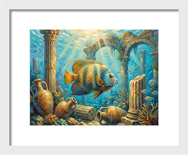 Mediterranean Angelfish Serenity