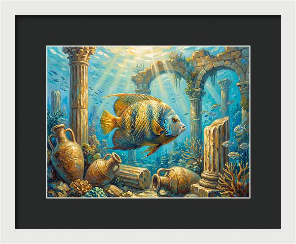 Mediterranean Angelfish Serenity