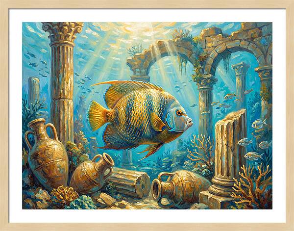 Mediterranean Angelfish Serenity