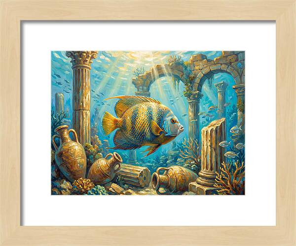 Mediterranean Angelfish Serenity