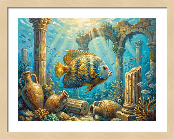Mediterranean Angelfish Serenity