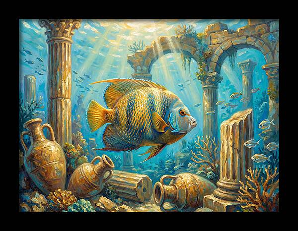 Mediterranean Angelfish Serenity