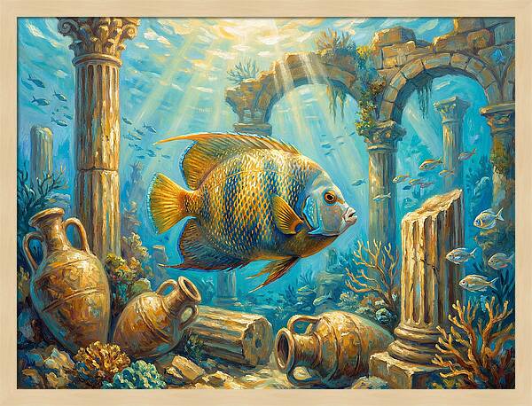 Mediterranean Angelfish Serenity