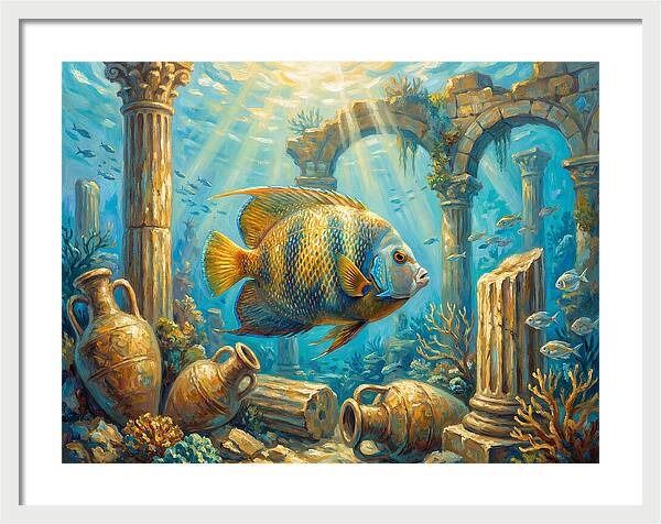 Mediterranean Angelfish Serenity