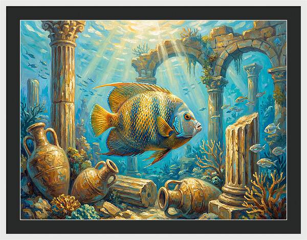 Mediterranean Angelfish Serenity
