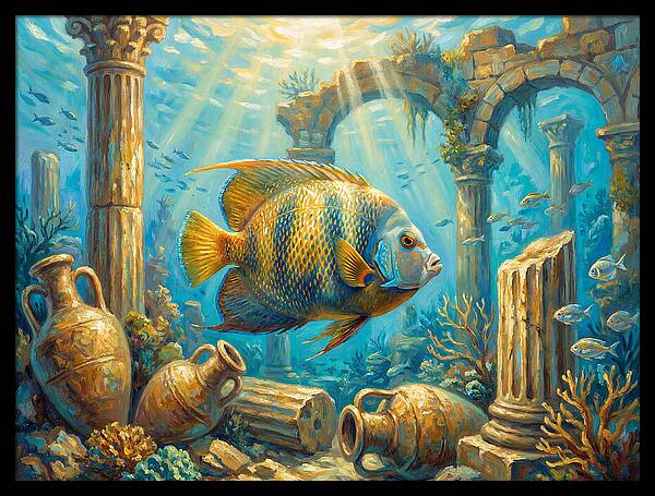 Mediterranean Angelfish Serenity