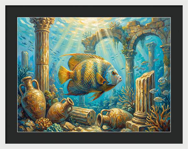 Mediterranean Angelfish Serenity