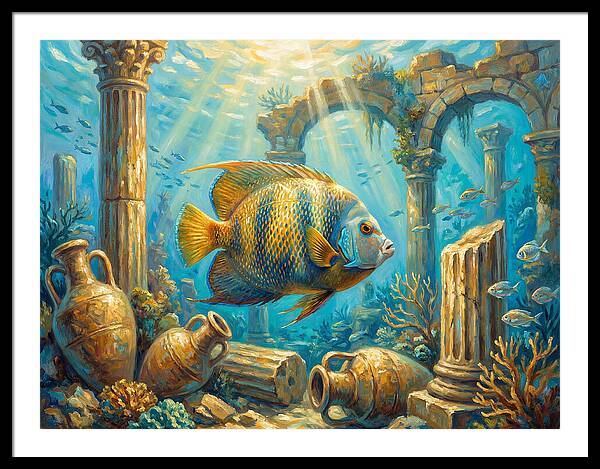 Mediterranean Angelfish Serenity