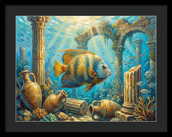 Mediterranean Angelfish Serenity