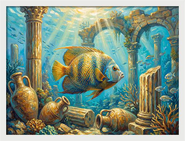 Mediterranean Angelfish Serenity