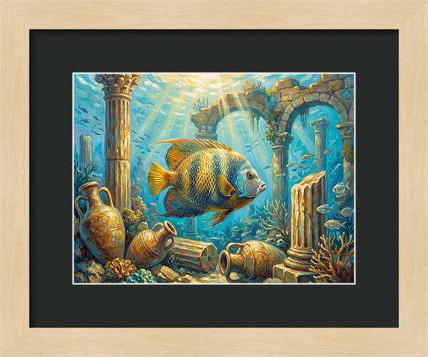 Mediterranean Angelfish Serenity