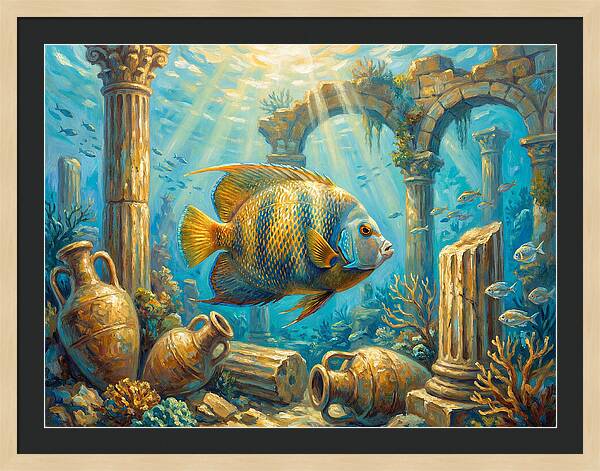 Mediterranean Angelfish Serenity