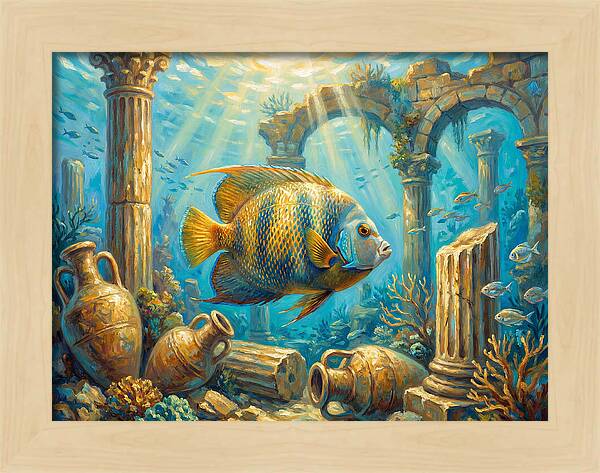 Mediterranean Angelfish Serenity
