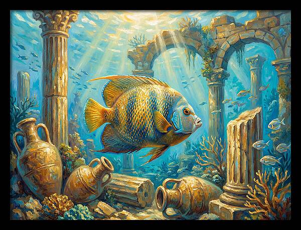 Mediterranean Angelfish Serenity