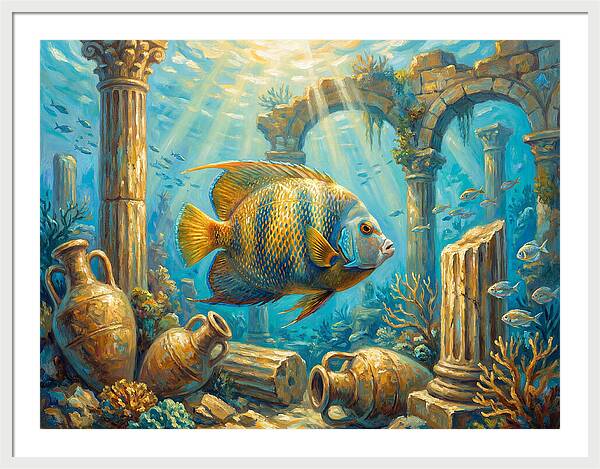 Mediterranean Angelfish Serenity