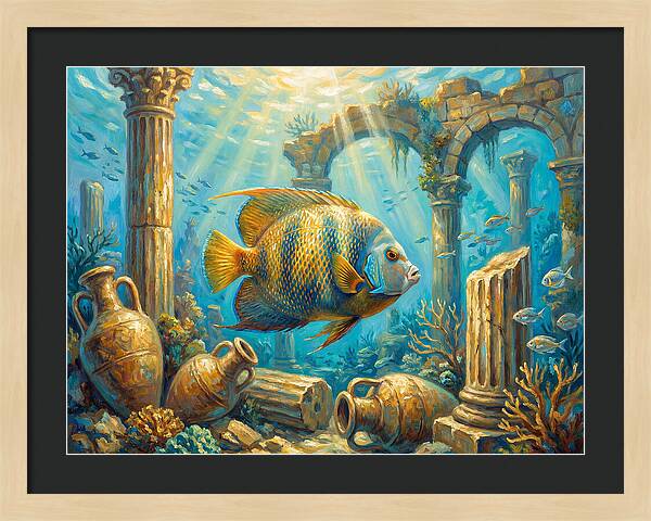 Mediterranean Angelfish Serenity
