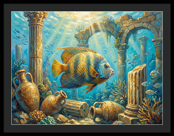Mediterranean Angelfish Serenity