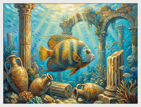 Mediterranean Angelfish Serenity