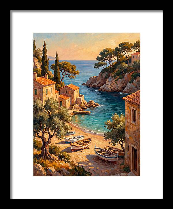 Mediterranean Beach Inlet Serenity