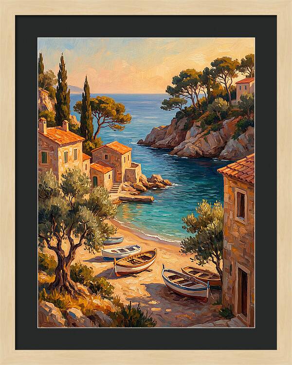 Mediterranean Beach Inlet Serenity