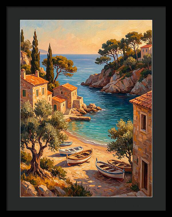 Mediterranean Beach Inlet Serenity