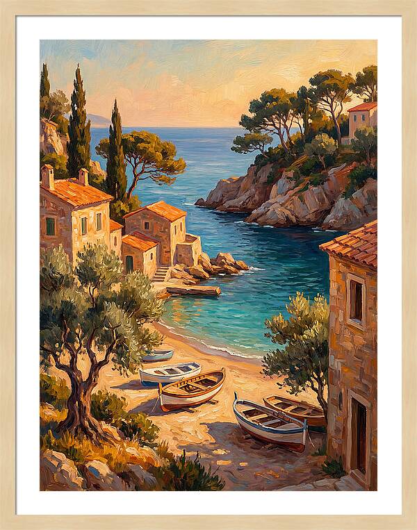 Mediterranean Beach Inlet Serenity