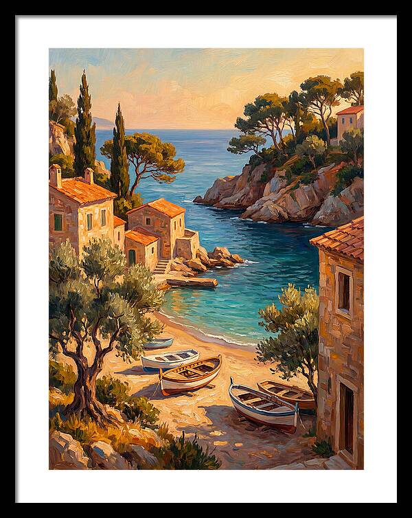 Mediterranean Beach Inlet Serenity