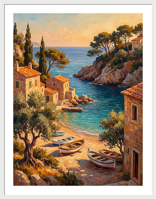 Mediterranean Beach Inlet Serenity