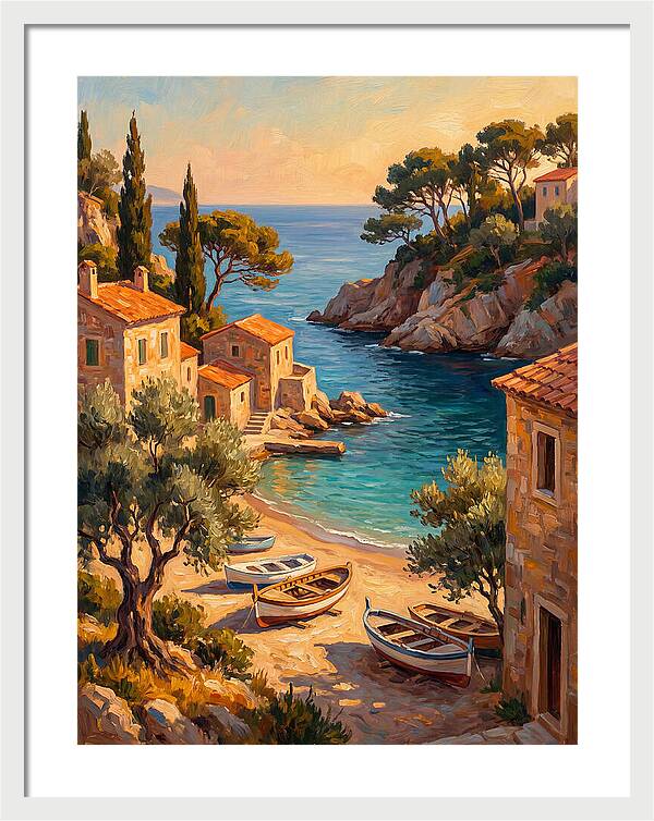 Mediterranean Beach Inlet Serenity