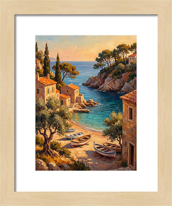 Mediterranean Beach Inlet Serenity