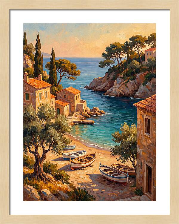Mediterranean Beach Inlet Serenity