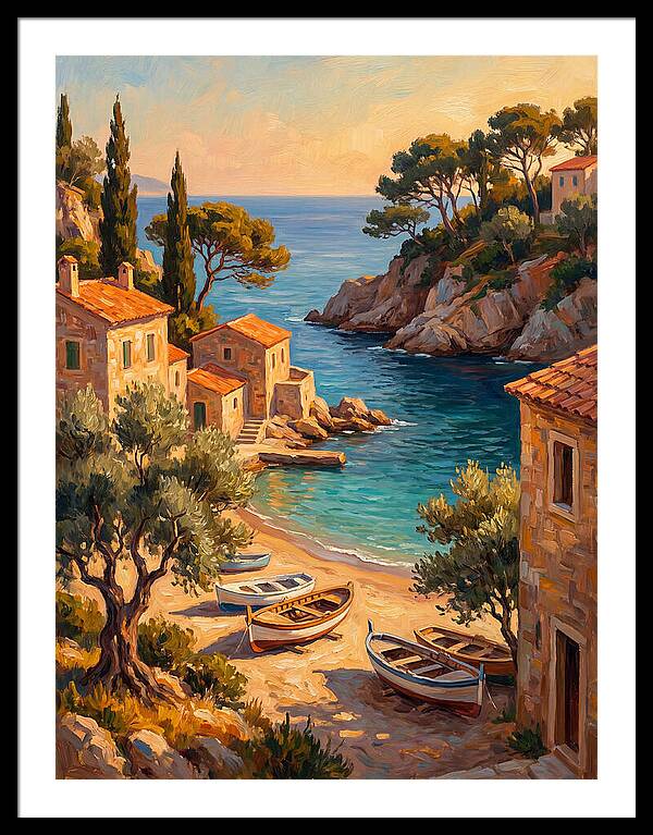Mediterranean Beach Inlet Serenity