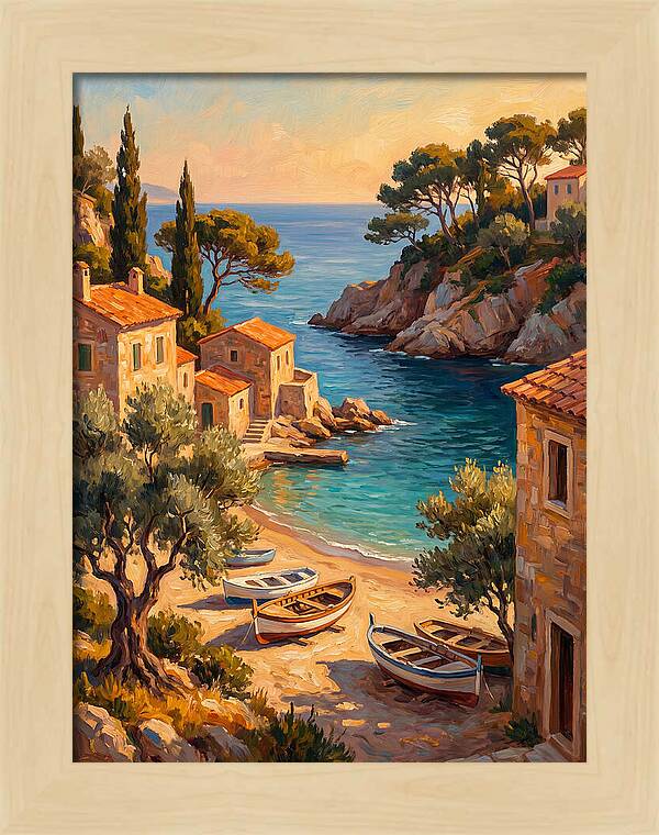 Mediterranean Beach Inlet Serenity