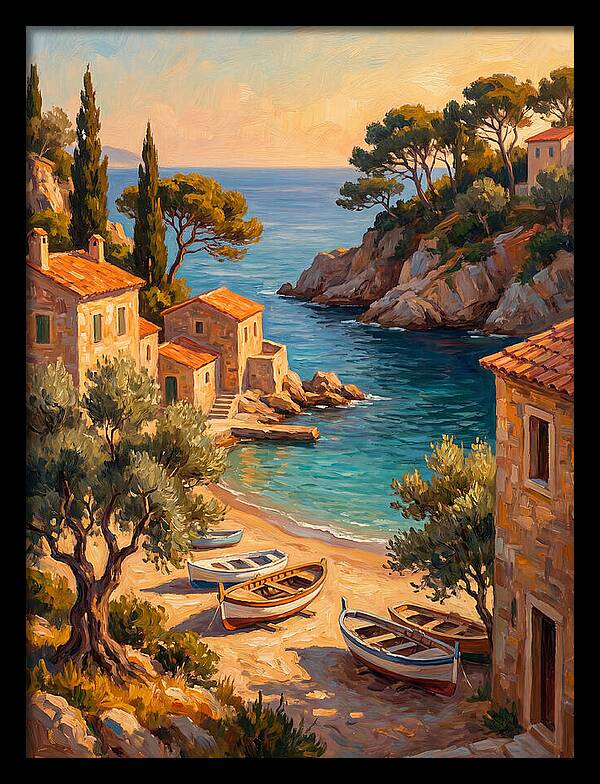 Mediterranean Beach Inlet Serenity