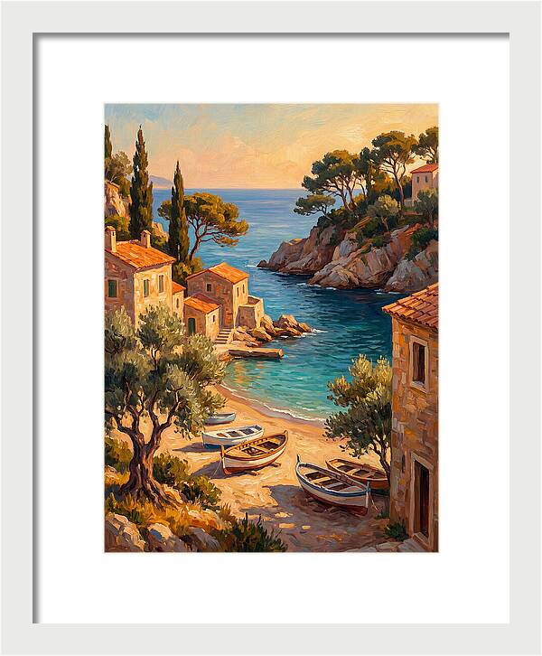 Mediterranean Beach Inlet Serenity