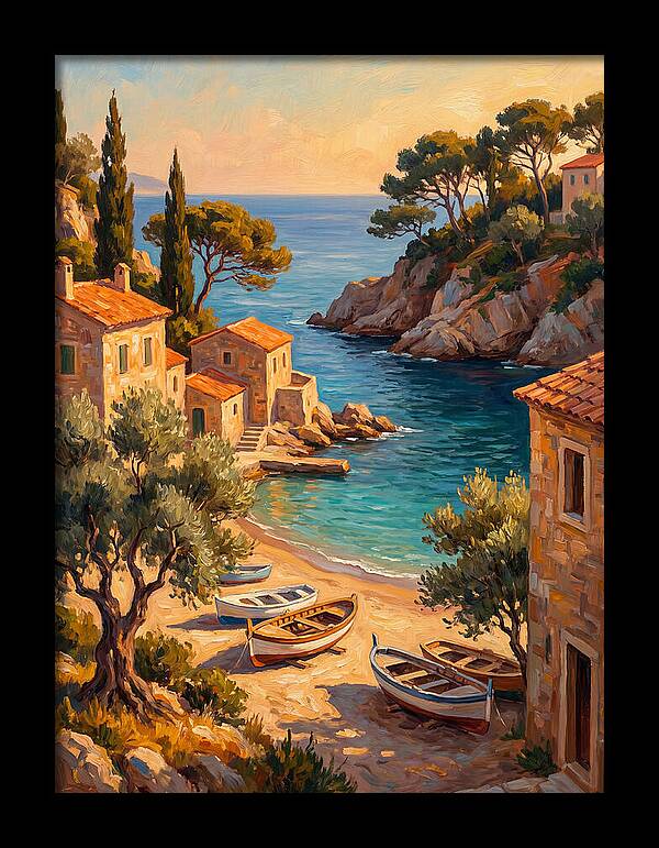 Mediterranean Beach Inlet Serenity