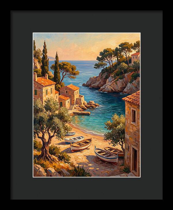 Mediterranean Beach Inlet Serenity