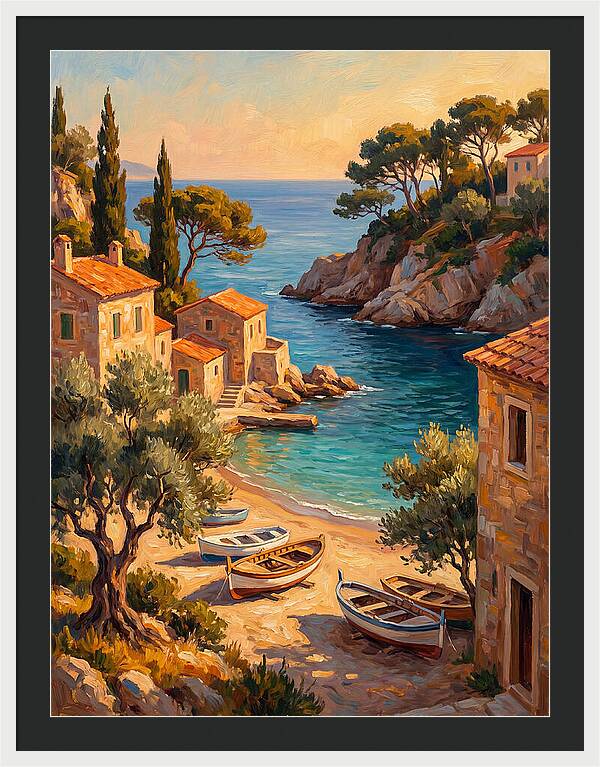 Mediterranean Beach Inlet Serenity
