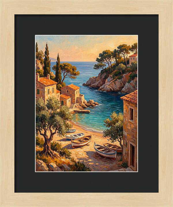 Mediterranean Beach Inlet Serenity