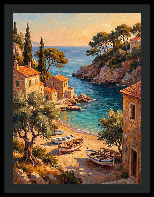 Mediterranean Beach Inlet Serenity