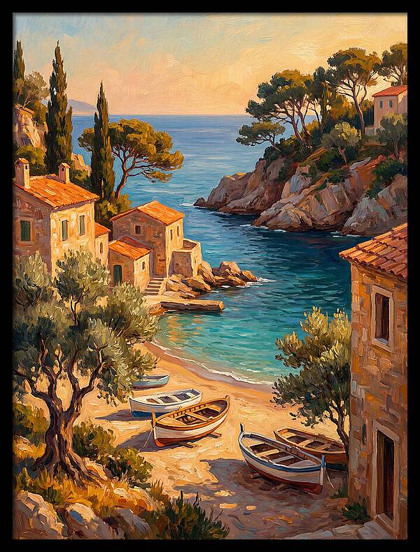 Mediterranean Beach Inlet Serenity