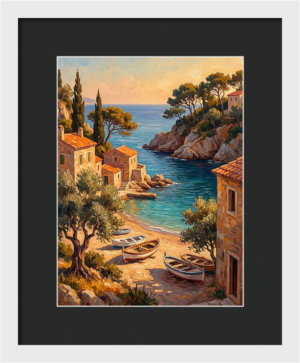 Mediterranean Beach Inlet Serenity