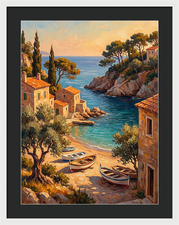 Mediterranean Beach Inlet Serenity