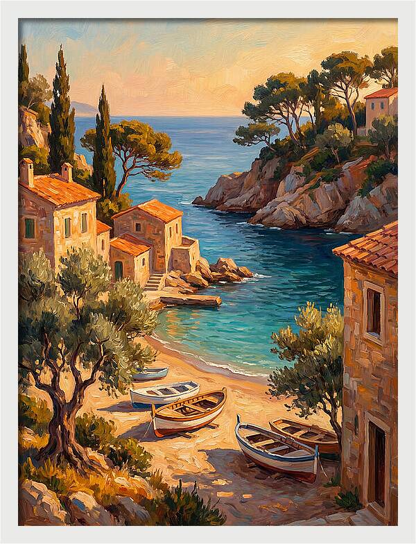 Mediterranean Beach Inlet Serenity